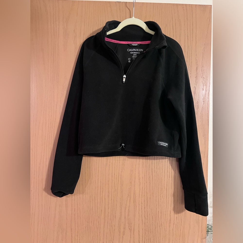 Calvin Klein Black Half Zip
